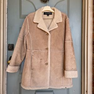 WEATHERPROOF beige shearing coat Size L